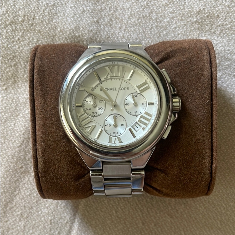 MICHAEL Michael Kors Silver Chronograph Watch